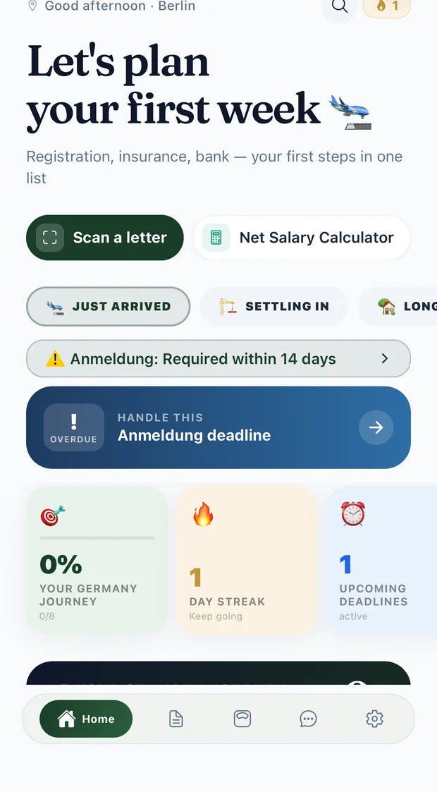 Your documents, your tasks, your guide. Together.